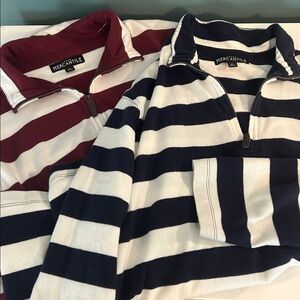 Two J Crew men’s pullovers in like new condition - Size Medium
